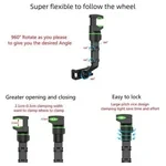 Soporte multifuncional para teléfono con espejo retrovisor