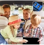 Inversor de corriente para coche de 220 V, convertidor de corriente de 12 V/24 V a 220 V