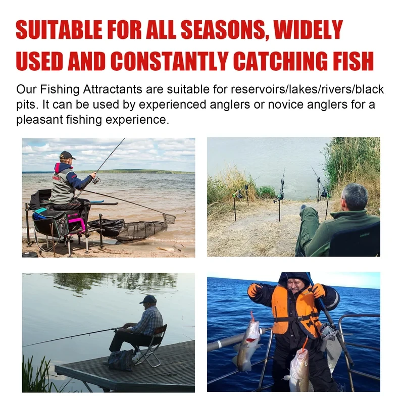 Atrayente de peces para lombrices rojas