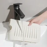 Protectores contra salpicaduras de fregadero con ángulos biselados