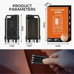 Mini llavero linterna magnética