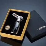 Encendedor de llama azul con antorcha recta a prueba de viento