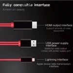 Cable de TV HDMI sin retrasos No se requiere red para transmitir la pantalla