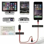 Cable de TV HDMI sin retrasos No se requiere red para transmitir la pantalla