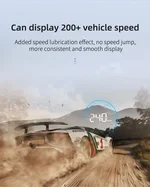 Monitor de velocidad portátil para coche