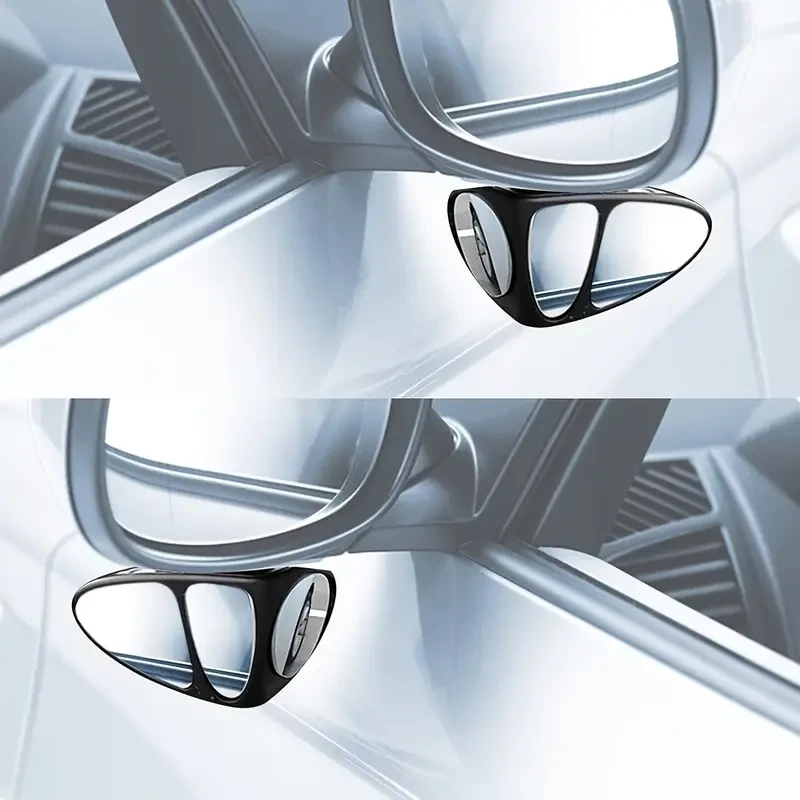 2 espejos retrovisores de ángulo amplio de 360 grados para puntos ciegos - Triple vista