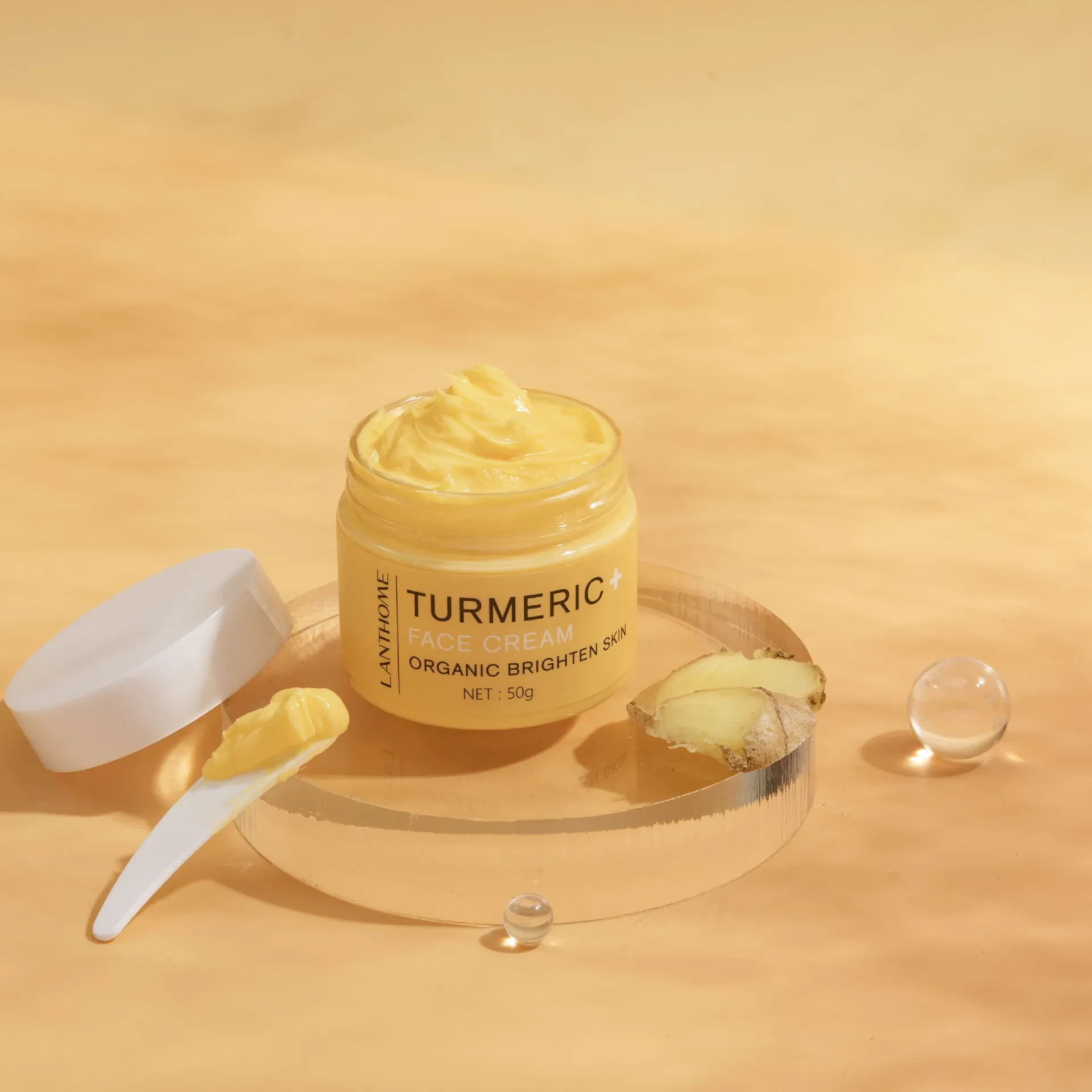 Set de cuidado de la piel con aceite esencial de cúrcuma. Hidrata y repara la piel. Ilumina e hidrata para aliviar la piel opaca.