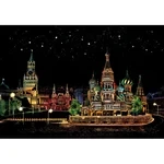 Tablero para rascar de paisaje nocturno hecho a mano