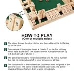 Juego de mesa de madera
