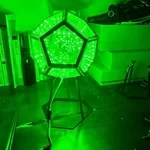 Lámpara de mesa 3D Infinity Dodecahedron: un festín visual a través de las dimensiones