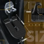 Escalón para portaequipajes de coche plegable multifunción