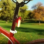 Luz trasera LED para bicicleta recargable por USB