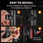 Luz trasera LED para bicicleta recargable por USB