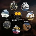 Luz de conducción para motocicleta Luz auxiliar LED