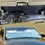 Parasol plegable para coche: protege del calor y los rayos UV