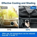 Parasol plegable para coche: protege del calor y los rayos UV