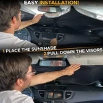 Parasol plegable para coche: protege del calor y los rayos UV
