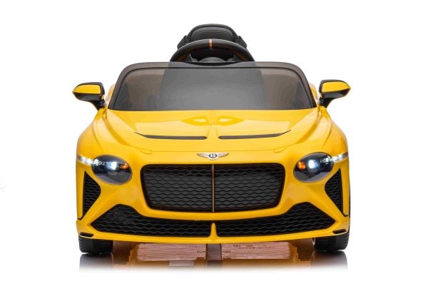 Coche de juguete Bentley amarillo con Bluetooth