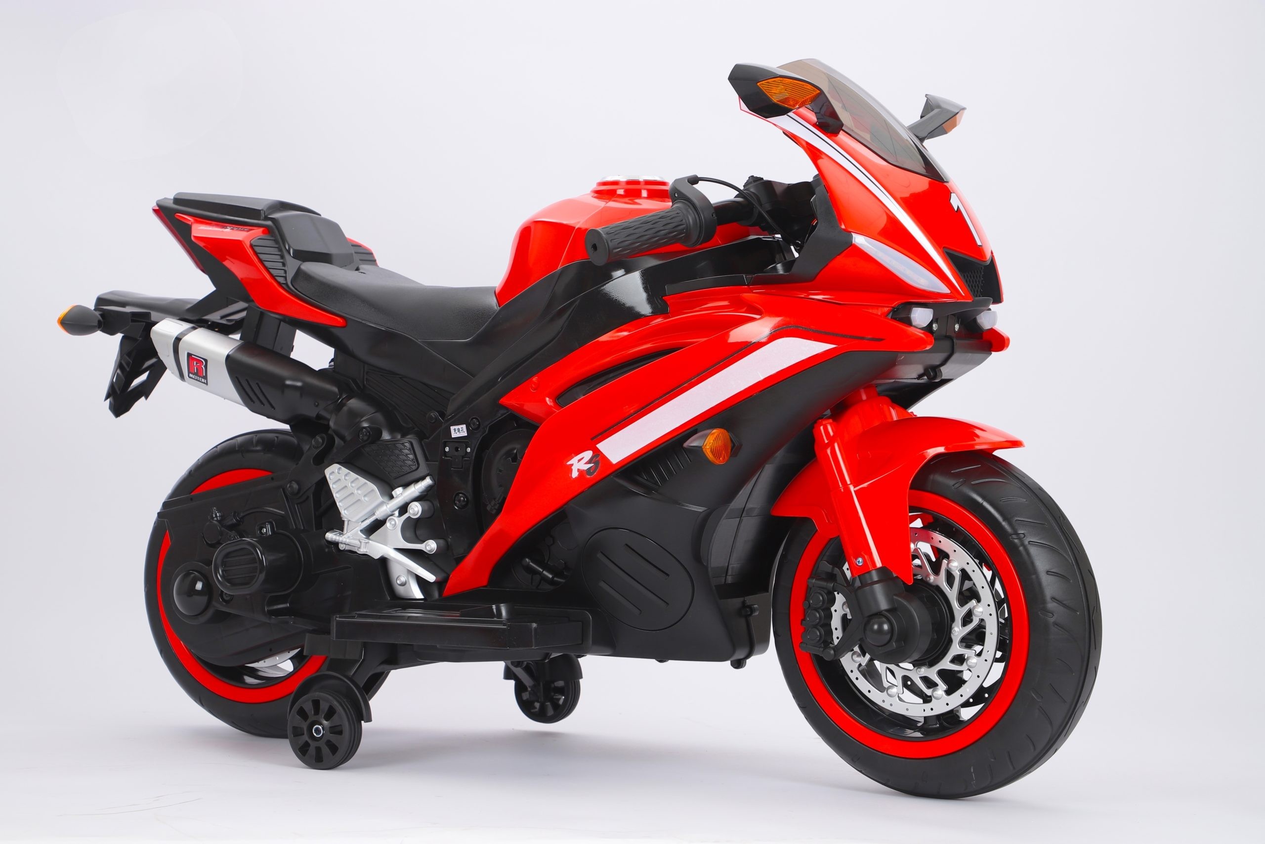 Moto eléctrica de juguete para niños - A baterÃa (roja)