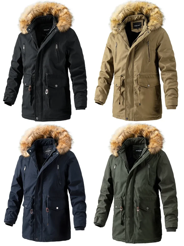 Chaqueta de invierno desmontable con lavado de ocio
