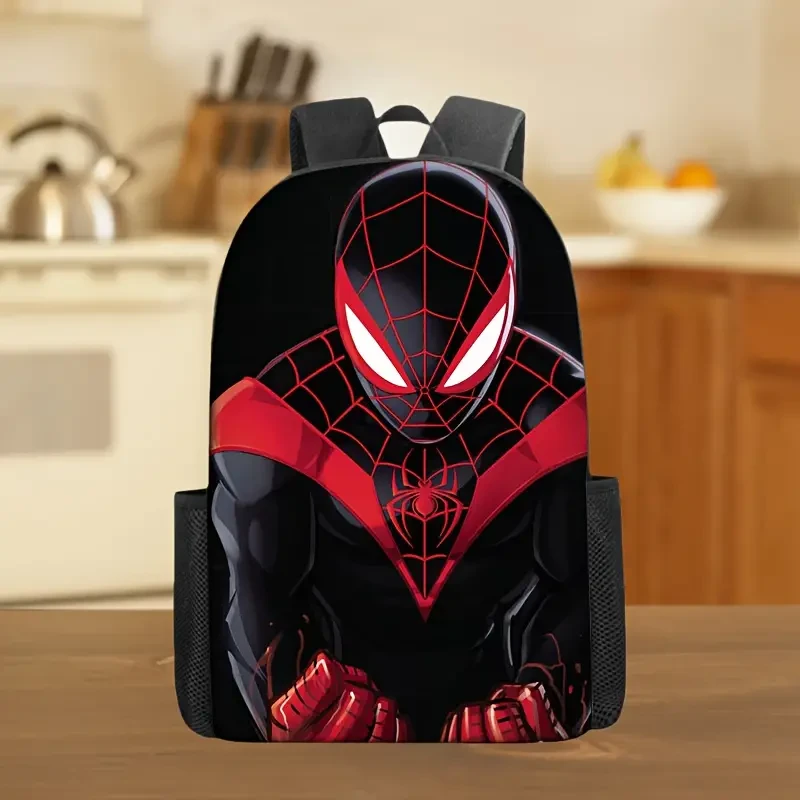 Mochila de Spider-Man de Marvel: mochila escolar de gran capacidad con dibujos animados