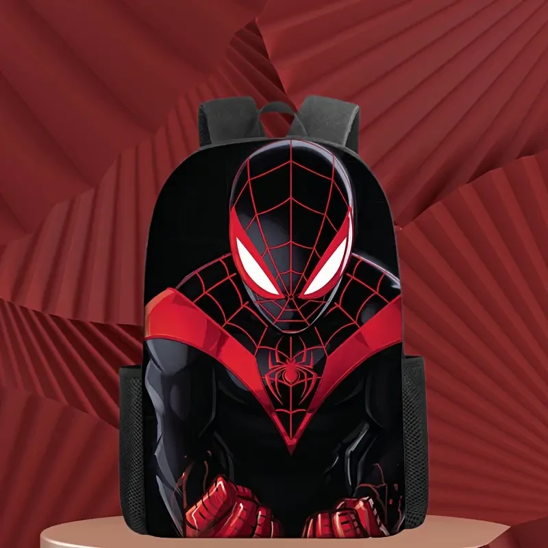 Mochila de Spider-Man de Marvel: mochila escolar de gran capacidad con dibujos animados