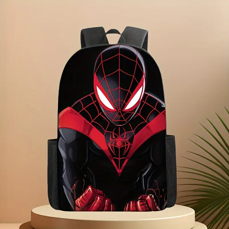Mochila de Spider-Man de Marvel: mochila escolar de gran capacidad con dibujos animados