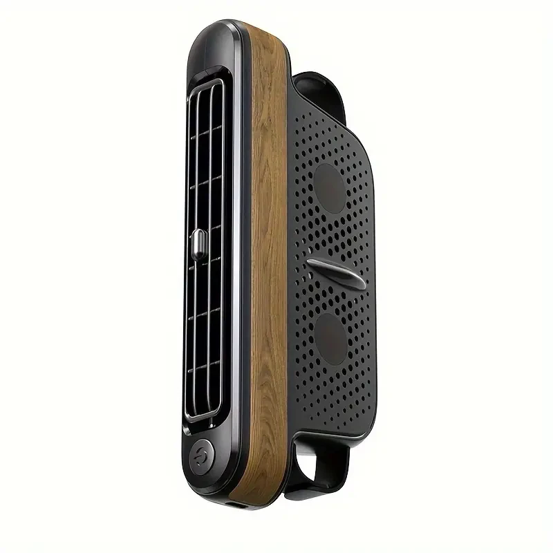 Ventilador portátil para asiento de coche 2024 con alimentación USB - Ventilador de refrigeración sin aspas ajustable de 3 velocidades