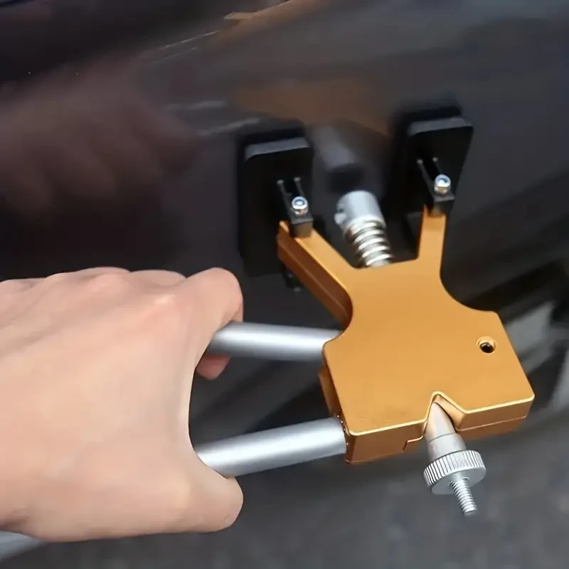 Kit de reparación de abolladuras de carrocería sin pintura: reparación instantánea de abolladuras de coche con lengüetas de extracción y alfombrillas