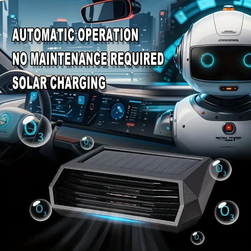 Purificador de aire solar para coche con función de estacionamiento automático