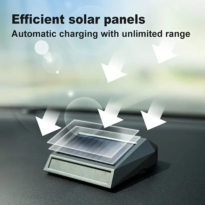 Purificador de aire solar para coche con función de estacionamiento automático