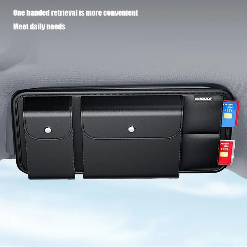 Soporte multifuncional para viseras de coche y gafas