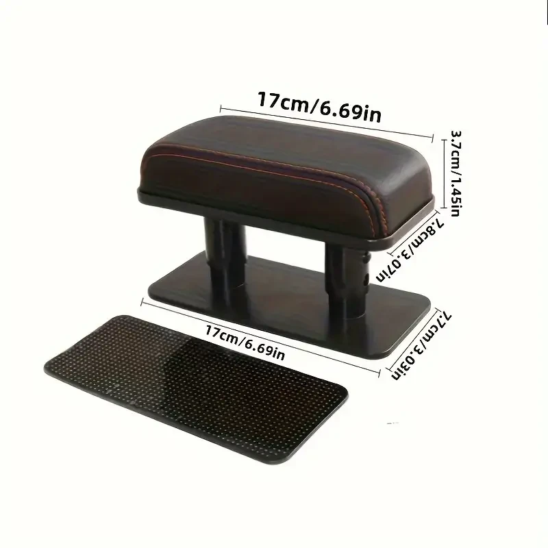 Apoyabrazos de cuero sintético para puerta de coche - Soporte para el codo izquierdo