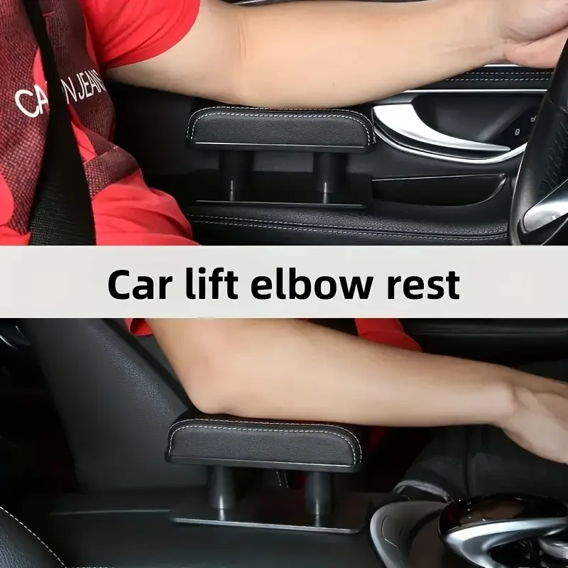 Apoyabrazos de cuero sintético para puerta de coche - Soporte para el codo izquierdo