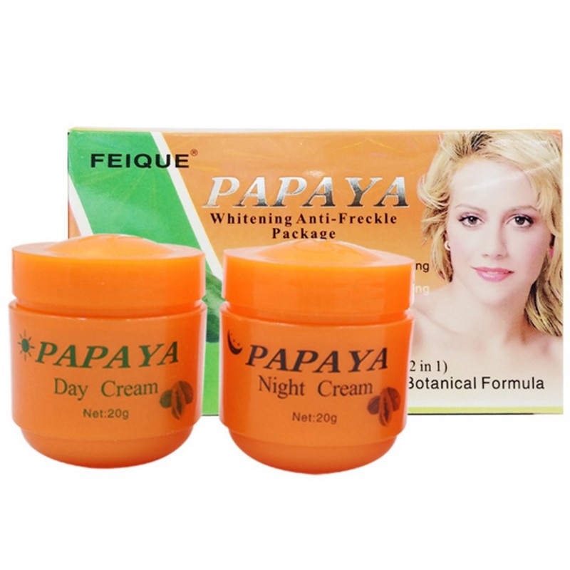 Crema facial para el cuidado de la piel con aroma a pájaro volador, ideal para iluminar la piel con papaya.