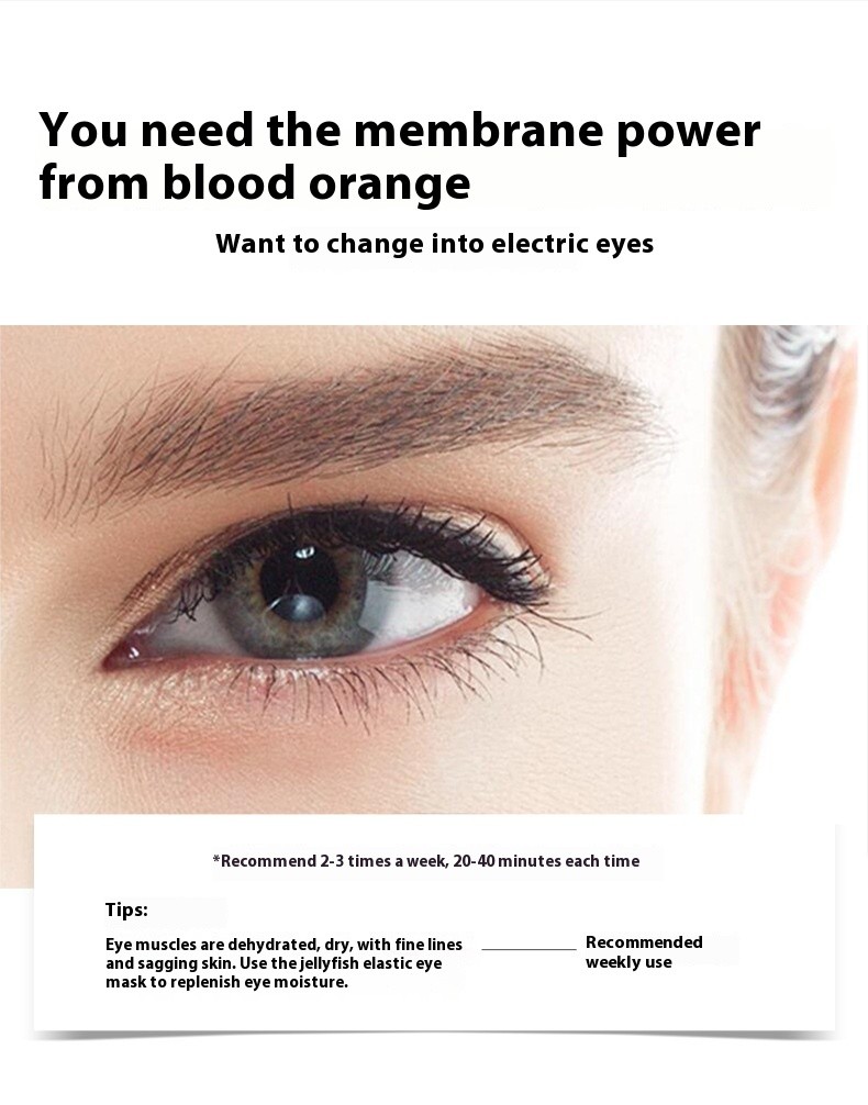 Mascarilla de ojos de naranja para rejuvenecimiento de la piel