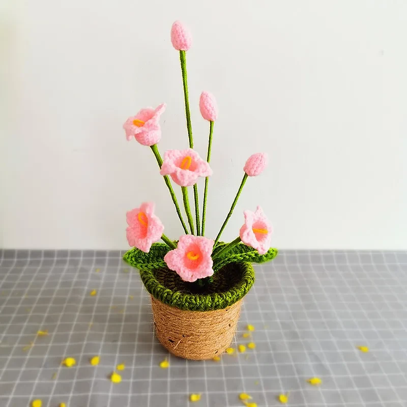 Planta de peluche de girasol y rosa hecha a mano