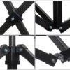 Carpa plegable resistente de 3 m x 4,5 m con paredes laterales: fácil de instalar y portátil para exteriores.