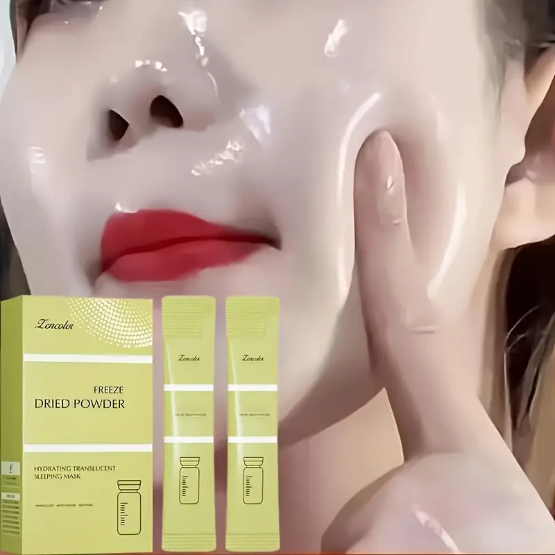 Mascarilla de colágeno hidratante hipoalergénica para dormir para piel seca