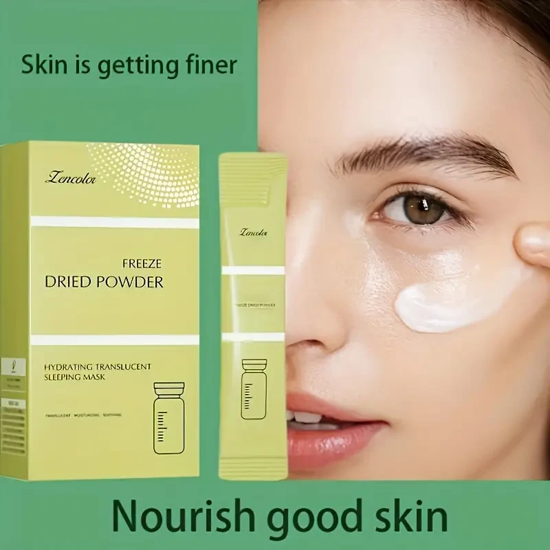 Mascarilla de colágeno hidratante hipoalergénica para dormir para piel seca
