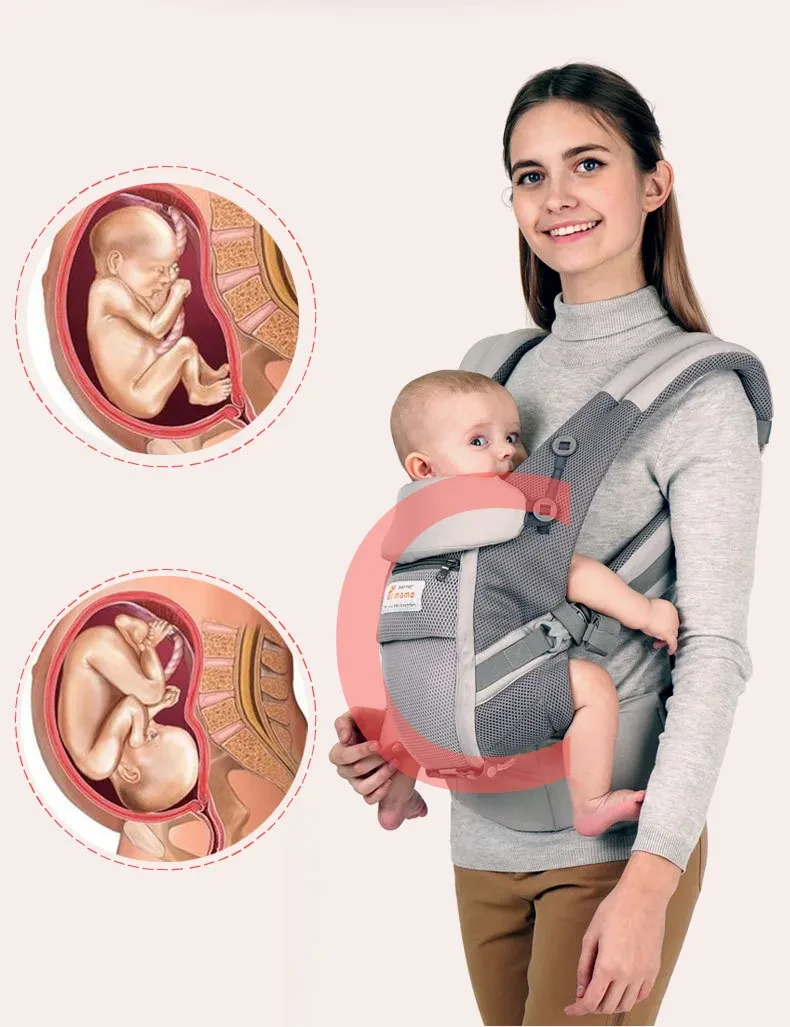 Portabebés ajustable y transpirable de etapa completa