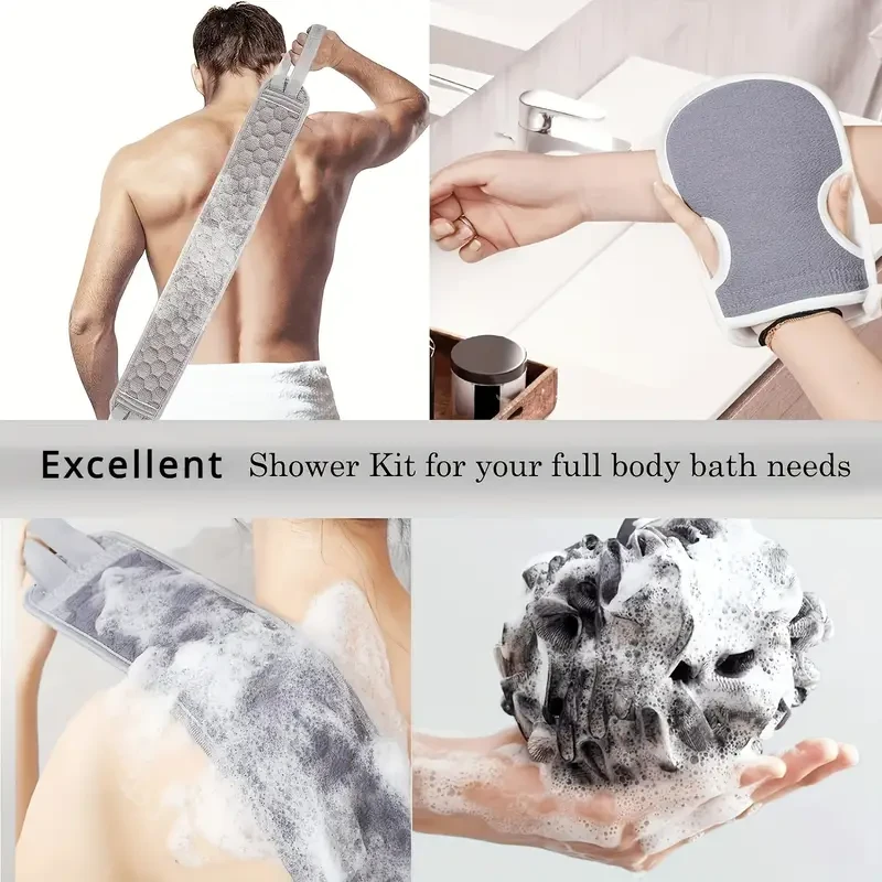 Set exfoliante para la espalda