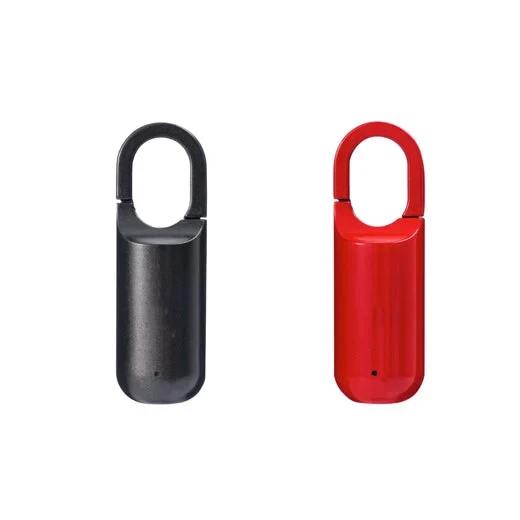 Candado de huella dactilar portátil, inteligente y recargable por USB