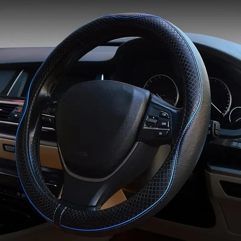 Funda universal antideslizante de piel sintética para volante - Protector deportivo