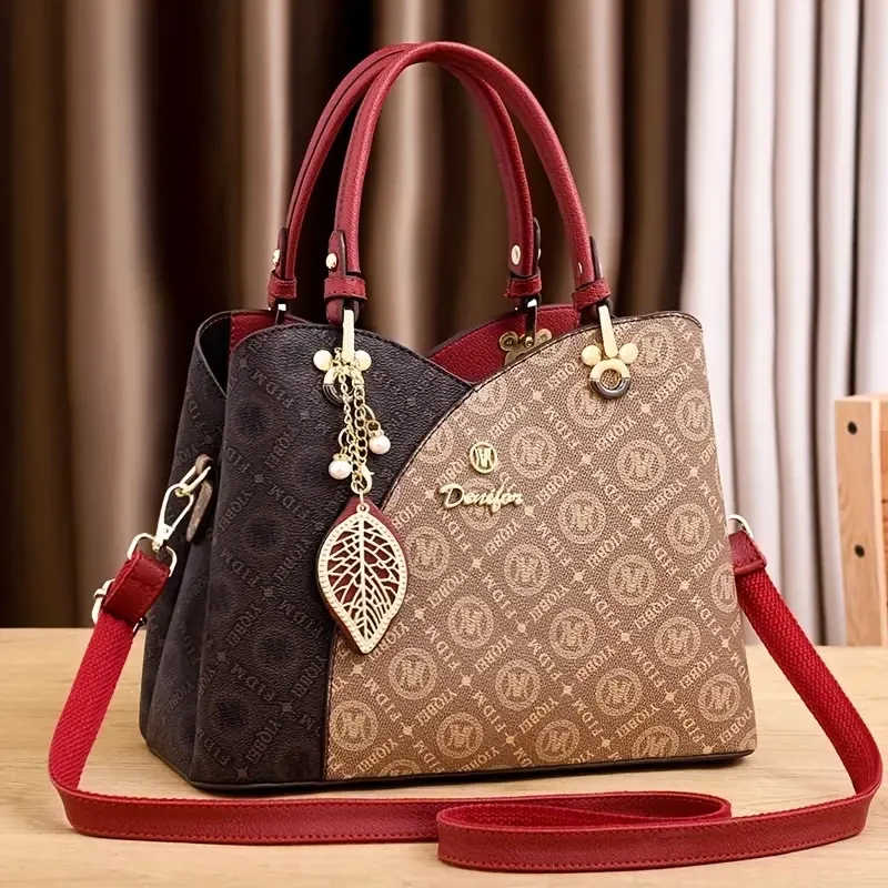 Bolso de mano retro de lujo premium para mujer