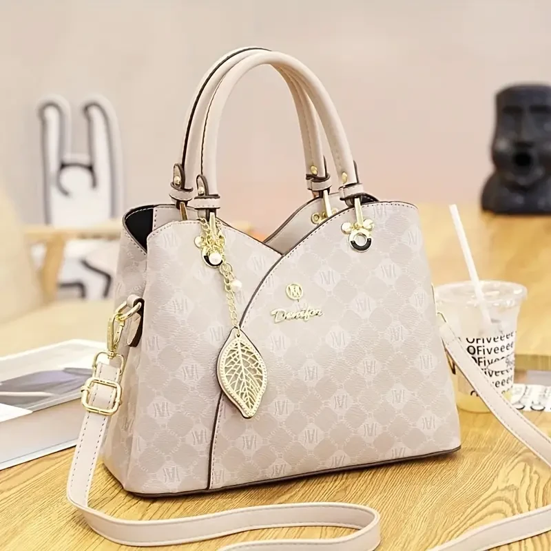 Bolso de mano retro de lujo premium para mujer