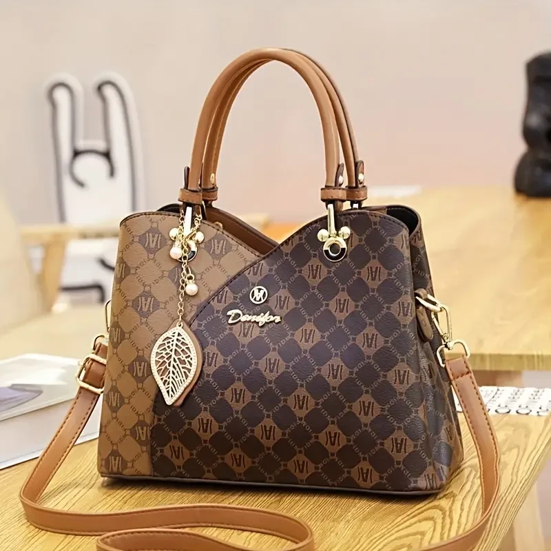 Bolso de mano retro de lujo premium para mujer