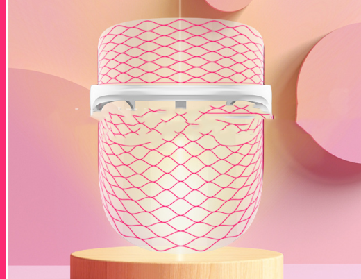 Instrumento de rejuvenecimiento de la piel con fotones y patrón de mascarilla facial