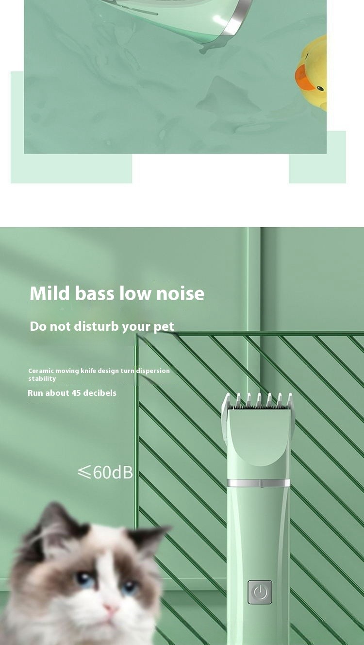 Afeitadora femenina recargable y silenciosa cuatro en uno para mascotas