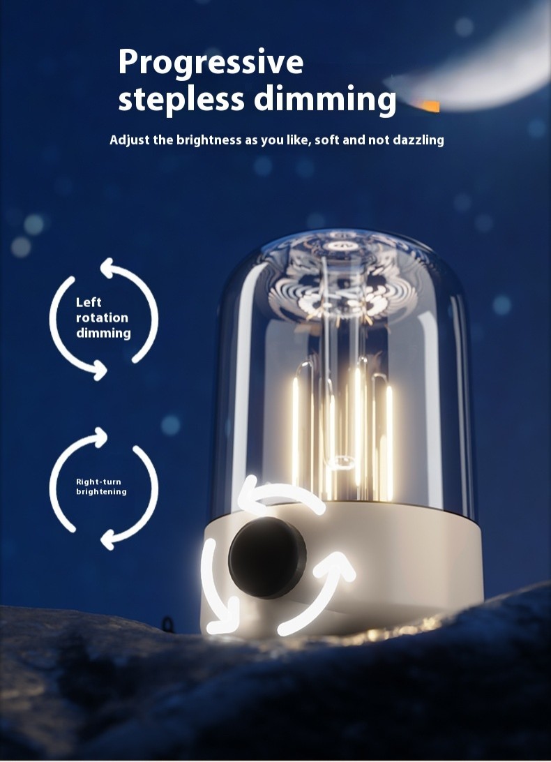 Luz LED de carga para acampar
